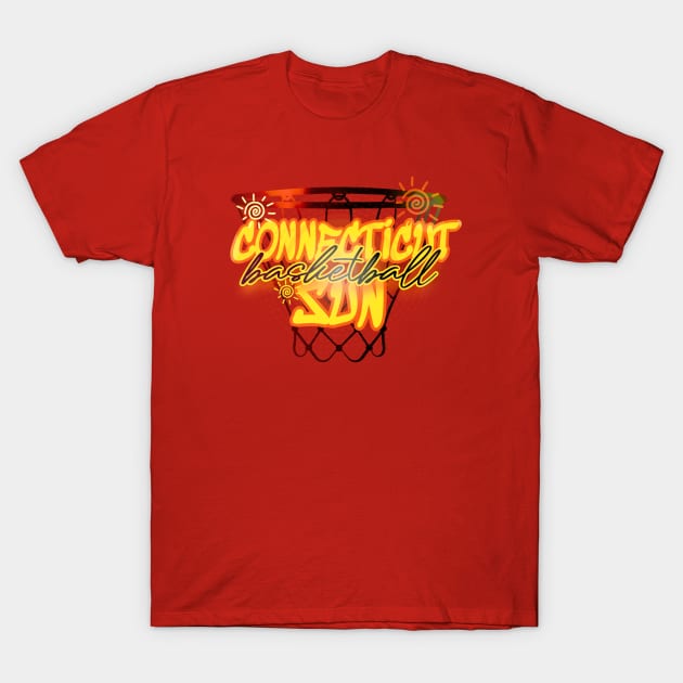 connecticut sun basketball T-Shirt by gritcitysports